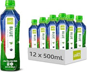 ALO Aloe Vera Drink, BLUE (Blueberry), 16.9 FL Oz, 12pk