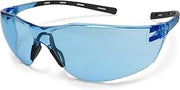 Radians TEC1-B0 Tecona Safety Glasses with Extra-Long Temples, Blue Frame - Blue Lens