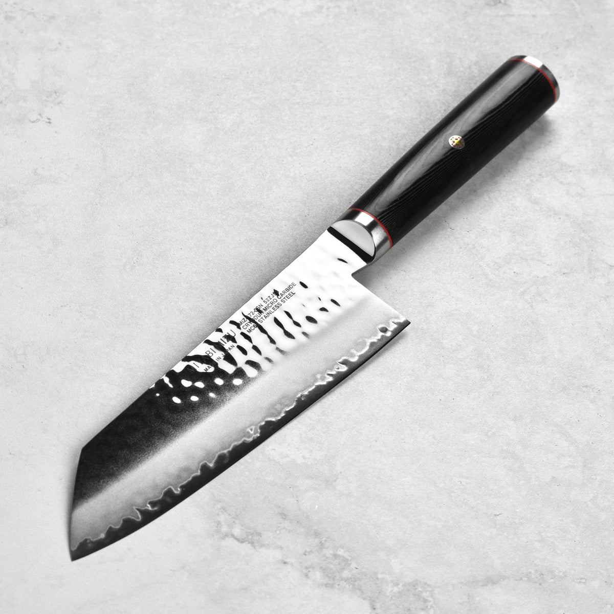 Mizu SG2 6.5" Bunka Knife by MIYABI – 6.5", Premium SG2 Micro-Carbide Powder Stainless Steel, Black, Model 1034071