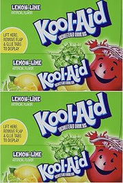 Kool-Aid Lemon-Lime Unsweetened Soft Drink Mix, 0.13-Ounce Packets (Pack of 96)