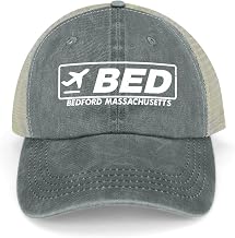 Funny Trucker Hats Bedford Massachusetts Snapback Trucker Caps for Men State City Airport Caps