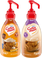 Coffee Mate Pumpkin Spice, Sweetened Original / 50.7 Fl Oz (Pack of 2) / 2 Plant-Based Coffee Creamers