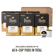 Peet's Coffee Luminosa Breakfast Blend / 10 Count (Pack of 6) / Luminosa Breakfast Blend - 60 K-Cups Single-Serve Capsules & Pods