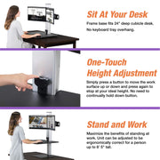 Victor Dual Monitor / Black / Modern Monitor Stands