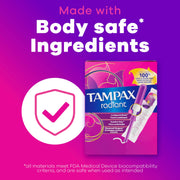 Tampons Multipack by Tampax – Regular/Super, Model Radiant