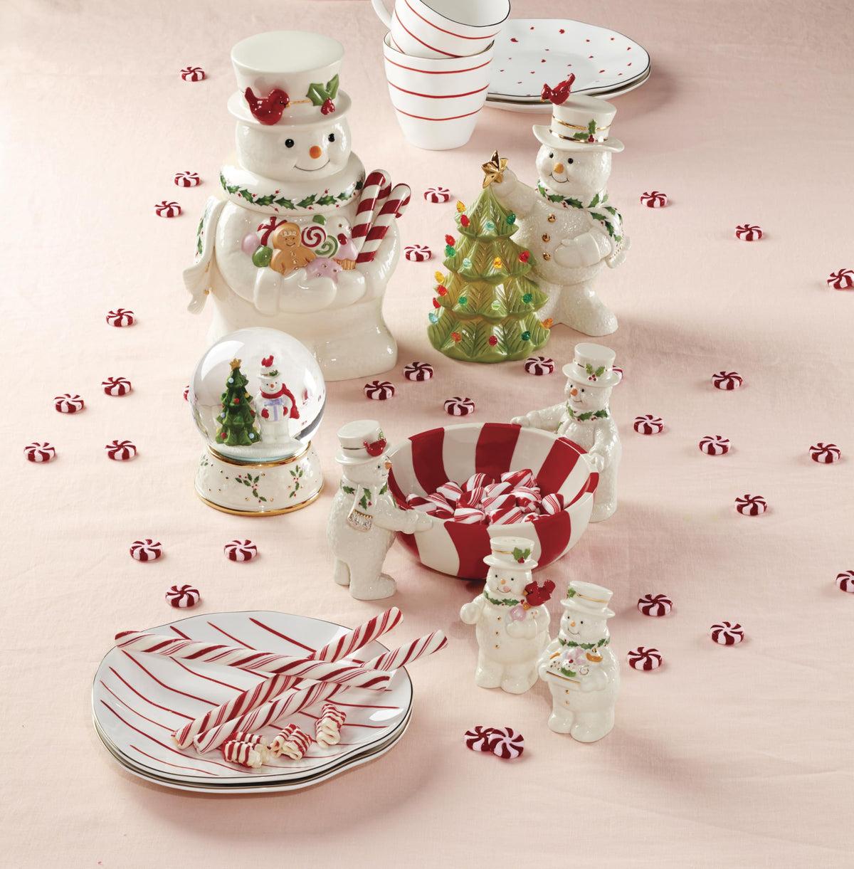 Garnet Bay 12-Piece Dessert Set by Lenox – 12 Count, Porcelain, Red, Pack of 12, Model 896839