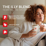 illy India Single Origin Dark Roast / 8.8 Ounce (Pack of 6) / Whole Bean Coffee