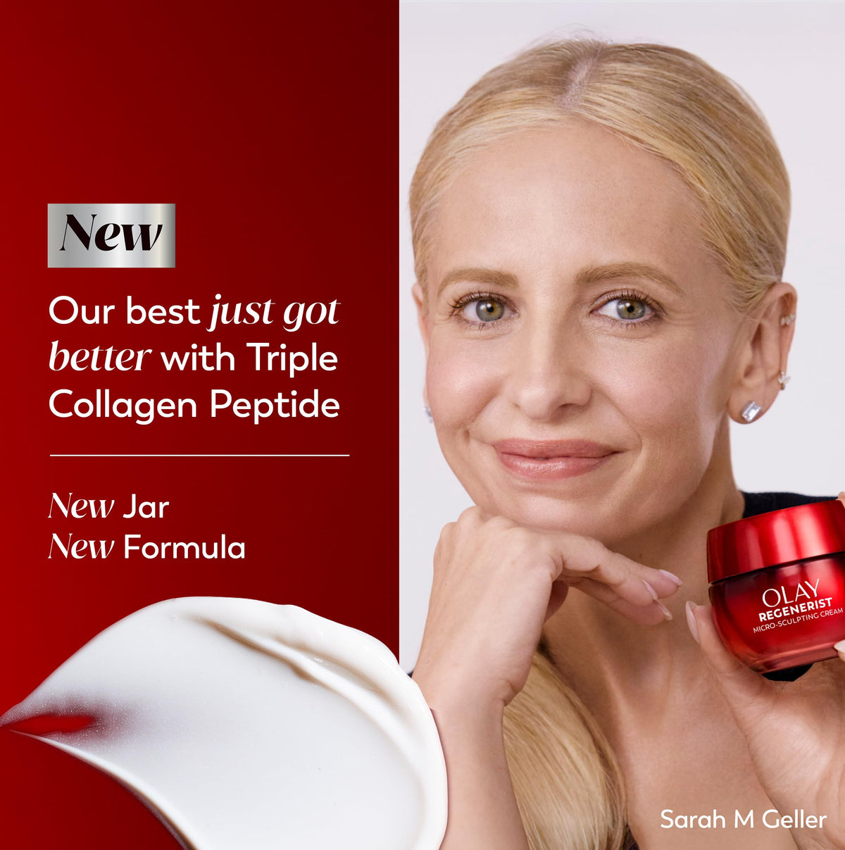 Olay Fragrance-Free / 1.7 Ounce (Pack of 1) / Fragrance-Free Face Moisturizer, Micro-Sculpting Cream Face Moisturizers