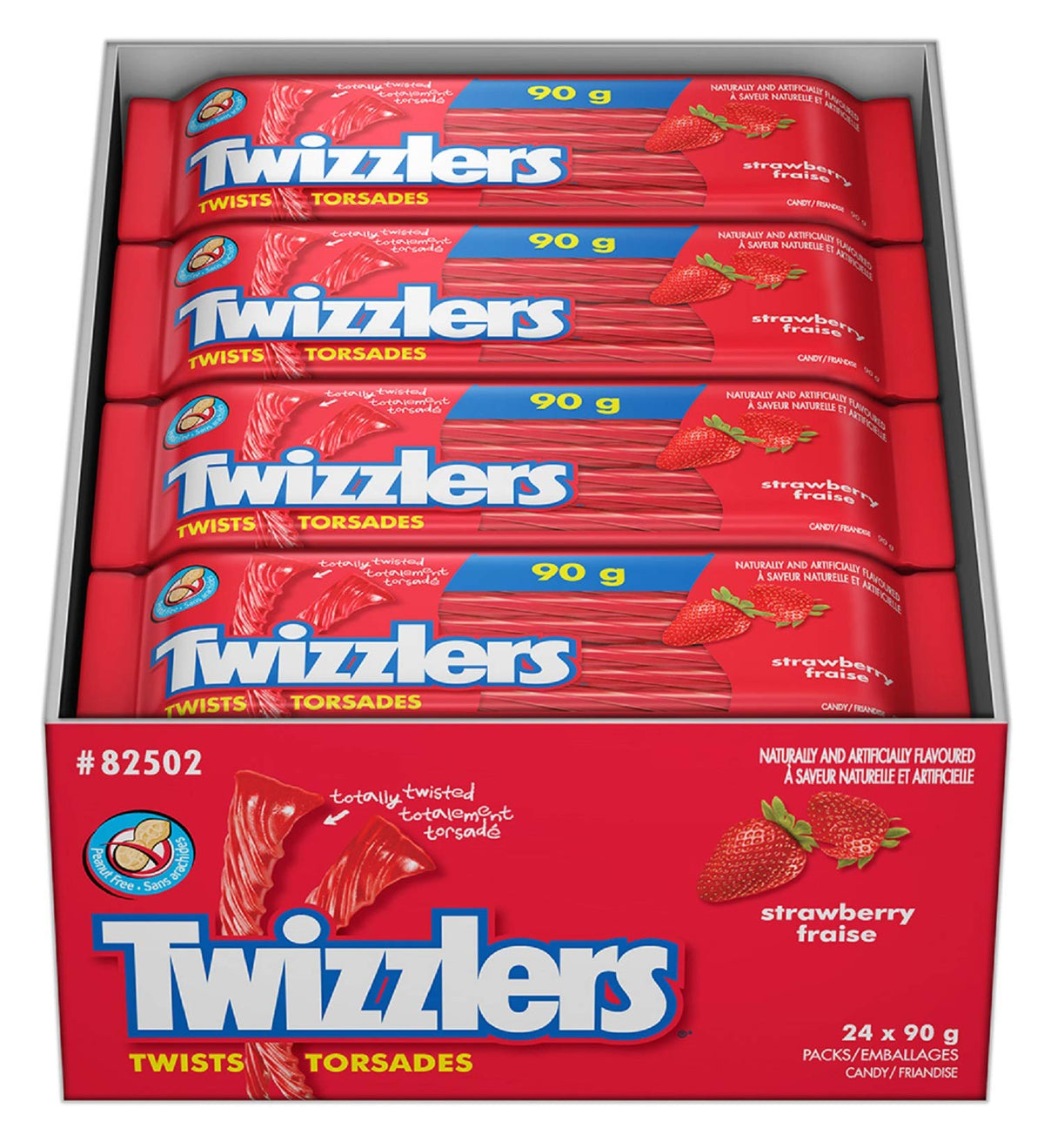 Licorice Candy by Twizzlers – Bulk, Pack of 24