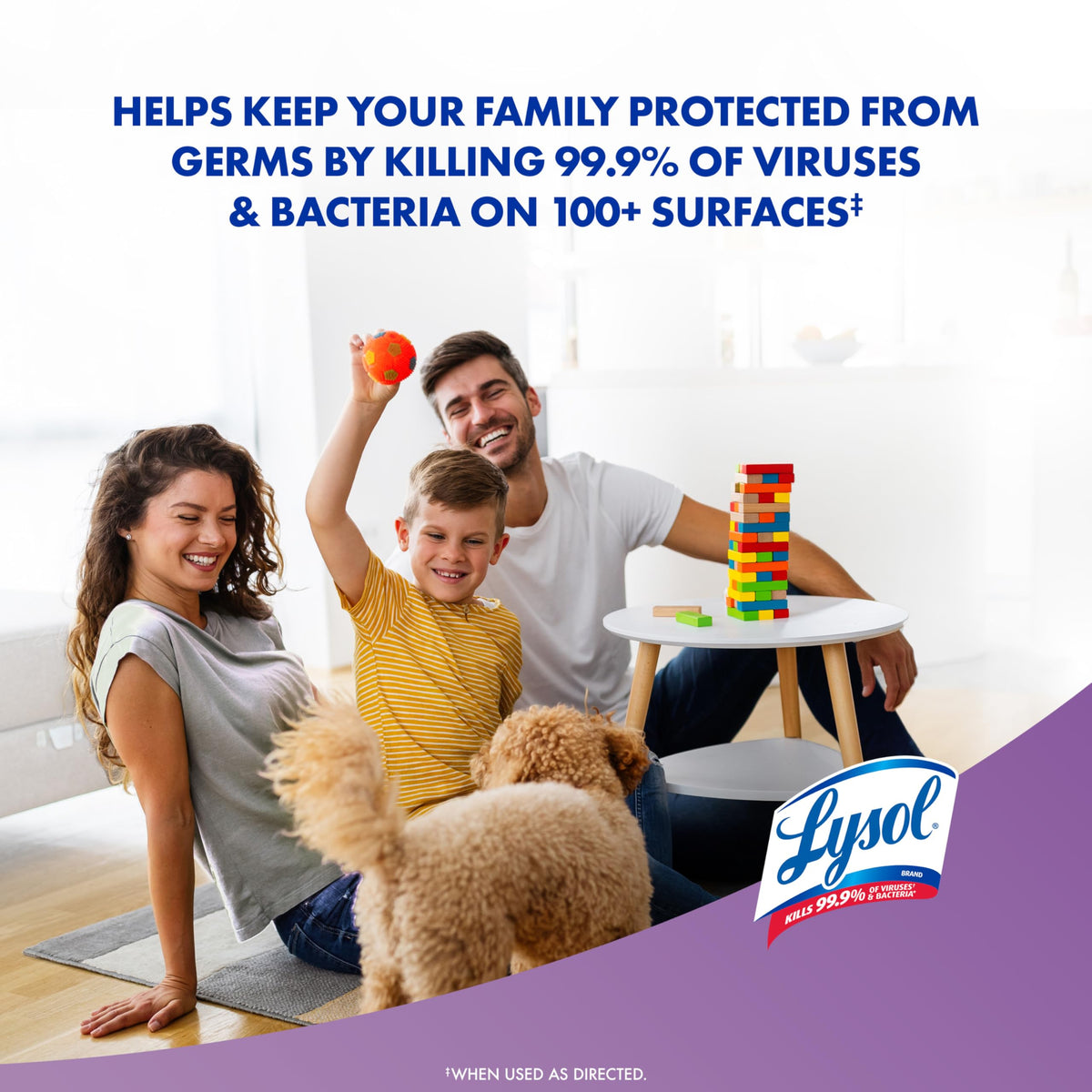 Disinfecting Wipes by Lysol – 80 Count (Pack of 1), Purple, Model 3296590