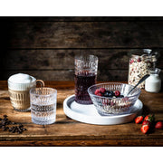 Ethno Crystal Tumblers by Nachtmann – 3.7" H x 3.2" L x 3.2" W, 0.294 liters, Crystal, Clear, Pack of 4