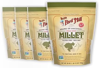 Bob's Red Mill Whole Grain Millet, 28oz (4 Pack)