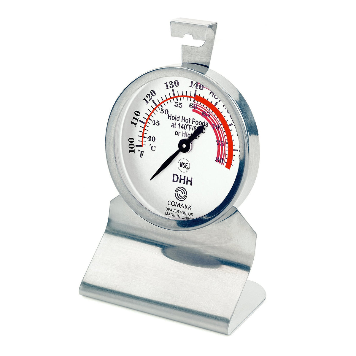 Hot Holding Food Thermometer Stainless Steel Body by Comark – 1 Count (Pack of 1), Stainless Steel, Silver, Model DHH