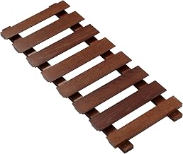 American Metalcraft RG5341 Glass Racks and Holder, Stemware Display, 35" L x 14" W, Dark Brown Espresso