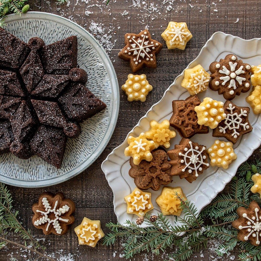 Snowflake Pan by Nordic Ware – 5 cups, Aluminum, Metal, Model 88248