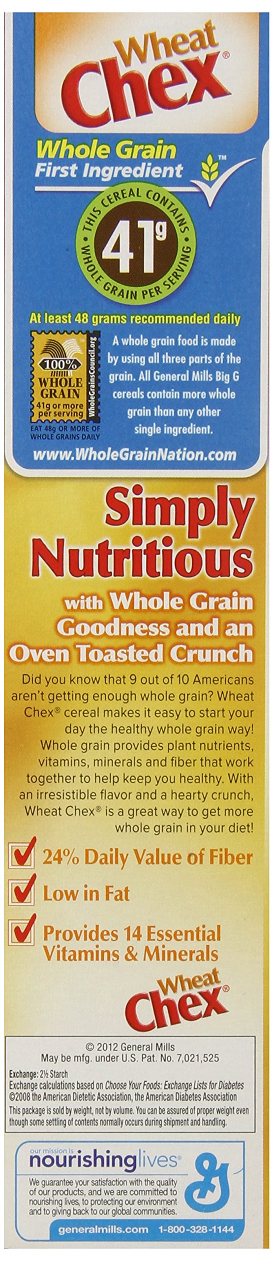 Cereal, Wheat, 14 Ounce (Pack of 10) by Chex – 14 Ounce (Pack of 10), Pack of 10