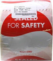 DayMark Safety Systems IT118674 TamperSeal Tamper-Evident 3" Writable Delivery Label (Roll of 500), Red/White