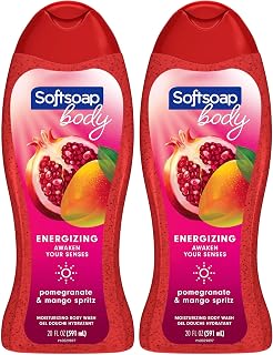 Softsoap Ssbw 20 F Oz/591ml Cs Sp Pomegrante & Mango, (Pack of 2)