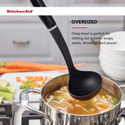 Classic Nylon Ladle by KitchenAid – One Size, Plastic, Black 2, Model KE006OHOBA