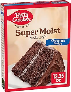 Betty Crocker Super Moist, Chocolate Fudge Cake Mix, 13.25 oz