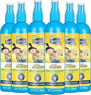 Suave Kids Detangler Spray Minions, Hair Detangling, Removing Knots and Making Kids Locks Soft, Smooth, and Shiny, 10 oz, Pack of 6