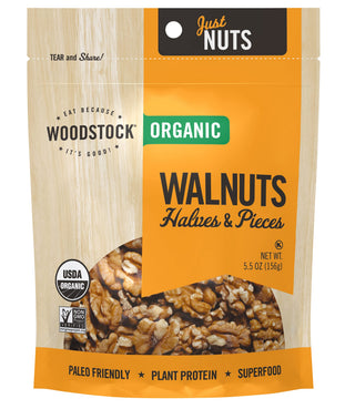 Woodstock Organic Walnuts by Woodstock Farms – 21.2 x 17.7 x 25.8 cm, Pack of 8