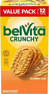 Belvita Breakfast Bars Biscuits, Golden Oat, Value Pack, (4 Biscuits Per_Pack) (Pack of 72)