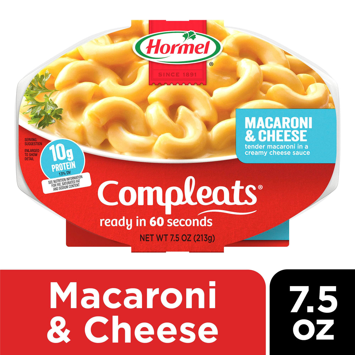 HORMEL COMPLEATS Macaroni & Cheese / 7.5 Ounce (Pack of 7) / 1 Macaroni & Cheese