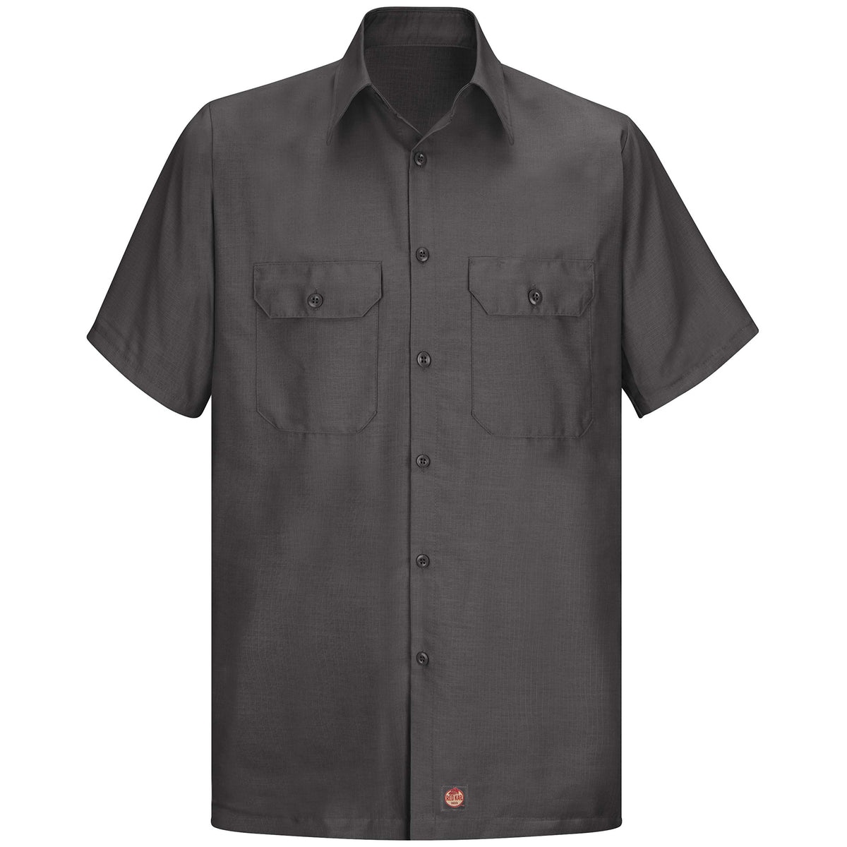 Red Kap Large Tall / Charcoal / Solid Rip Stop Shirt Tops