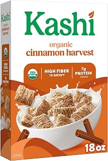 Kashi Cinnamon Harvest Breakfast Cereal 18oz | Organic, Whole Grain