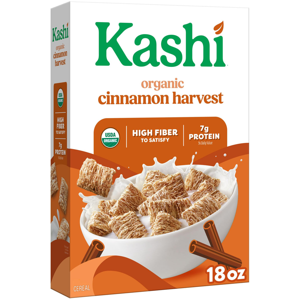 Cinnamon Harvest Breakfast Cereal 18oz by Kashi – 18 Ounce (Pack of 1), Model 00018627116004