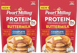 Pearl Milling Company Protein Pancake Mix, Single Pouch, 20oz (Pack of 2)