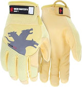 MCR Safety 961M Leather Work Gloves, Medium, 1-Pair