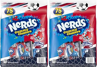Nerds Gummy Clusters Candy, Berry Punch Breakaway, Summer Gummy Candy, 37.5 oz, 75 Count (Pack of 2)