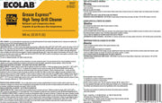 Grease Express HighTemp Grill Cleaner by Ecolab – 32 Fl Oz (Pack of 1), yellow, Model 10127