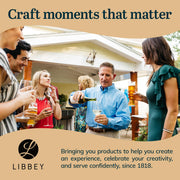Stemless Champagne Flute Glasses by Libbey – 12 Count (Pack of 1), 0.25 liters, Glass, Clear, Pack of 12