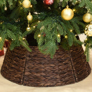 YoleShy Wicker Christmas Tree Collar, 26 Inch Diameter, Brown