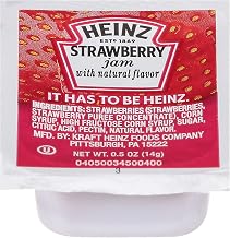 Heinz Single Serve Strawberry Jam (200 ct Casepack)