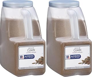 McCormick Culinary Ground Cumin, 4.5 lb - One 4.5 Pound Container of Cumin Powder to Add Flavor to Middle Eastern, Mexican, Asian, and Mediterranean Dishes (Pack of 2)