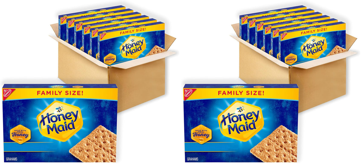 Honey Maid 25.6 Ounce (Pack of 12) / 1 / 12 Graham Crackers