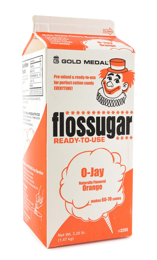 Flossugar Flavour: Orange by Gold Medal – 52 Ounce (Pack of 1), Orange, Model 93205CT