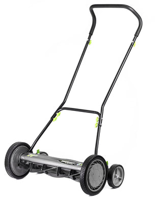 20-Inch 5-Blade Push Reel Lawn Mower by Earthwise – 20", 5-blade, Alloy Steel, Gray, Model 2001-20EW