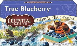 Celestial Seasonings True Blueberry Herbal Tea, 20 Count (Pack of 30)30