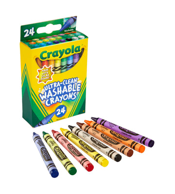 Washable Crayons by Crayola – 1 Count (Pack of 1), wax, Multicolor, Model 52-6924