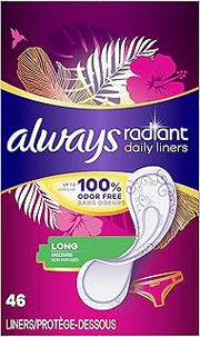 Always Radiant Daily Liners Long