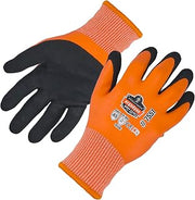 Ergodyne Unisex Proflex 7551 Coated Cut-resistant Winter Work Gloves - Ansi/Isea 105-2016 A5, En 388: 3x43e, Waterproof
