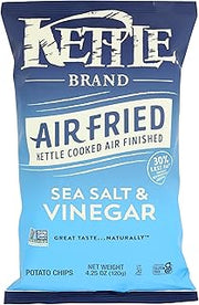 Kettle Brand KETTLE FOODS Air Fried Sea Salt & Vinegar Chips, 4.25 OZ