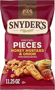 Snyder's of Hanover Honey Mustard & Onion Flavored Pretzel Pieces, 11.25 Oz