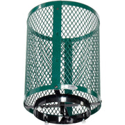 Global Industrial Green / 36 Gallon / Industrial Trash, Recycling & Compost