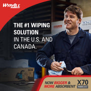 Wypall 96 Count (Pack of 10) / White / X70 Medium Duty Cloths Disposable Wipes